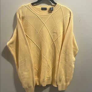 Izod Crewneck Sweater in Soft Yellow